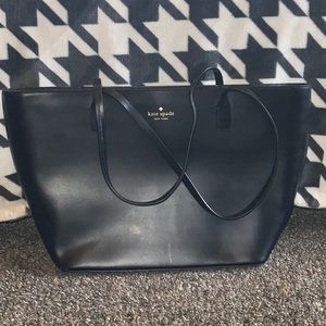 Kate Spade black tote with matching wallet